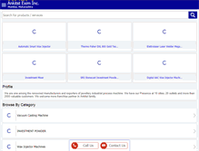 Tablet Screenshot of ankitstexim.com